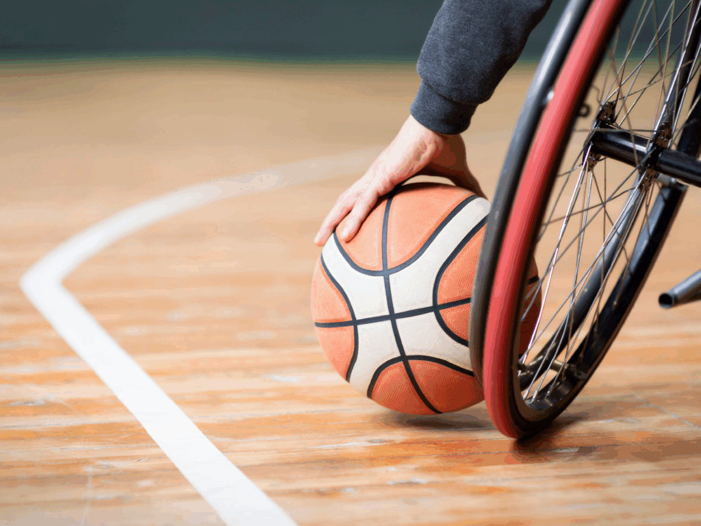 Image of Wheelchair basketball